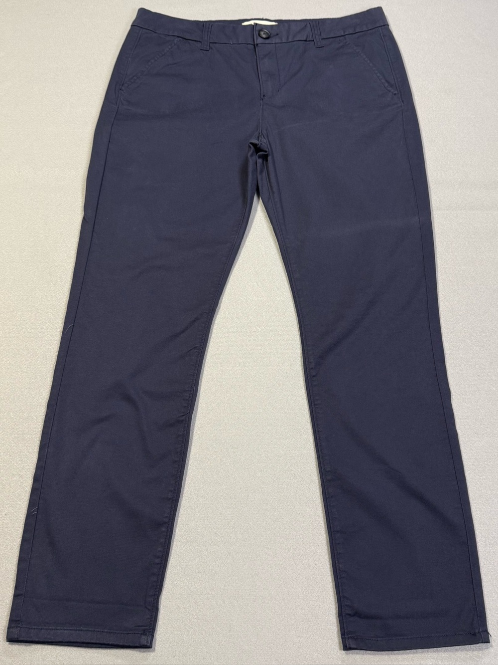 PacSun Low Rise Chino Pants Womens Size 29 Navy Blue Straight Leg Stretch Casual